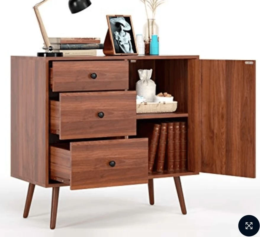 Commode 3 tiroirs/ 1 porte