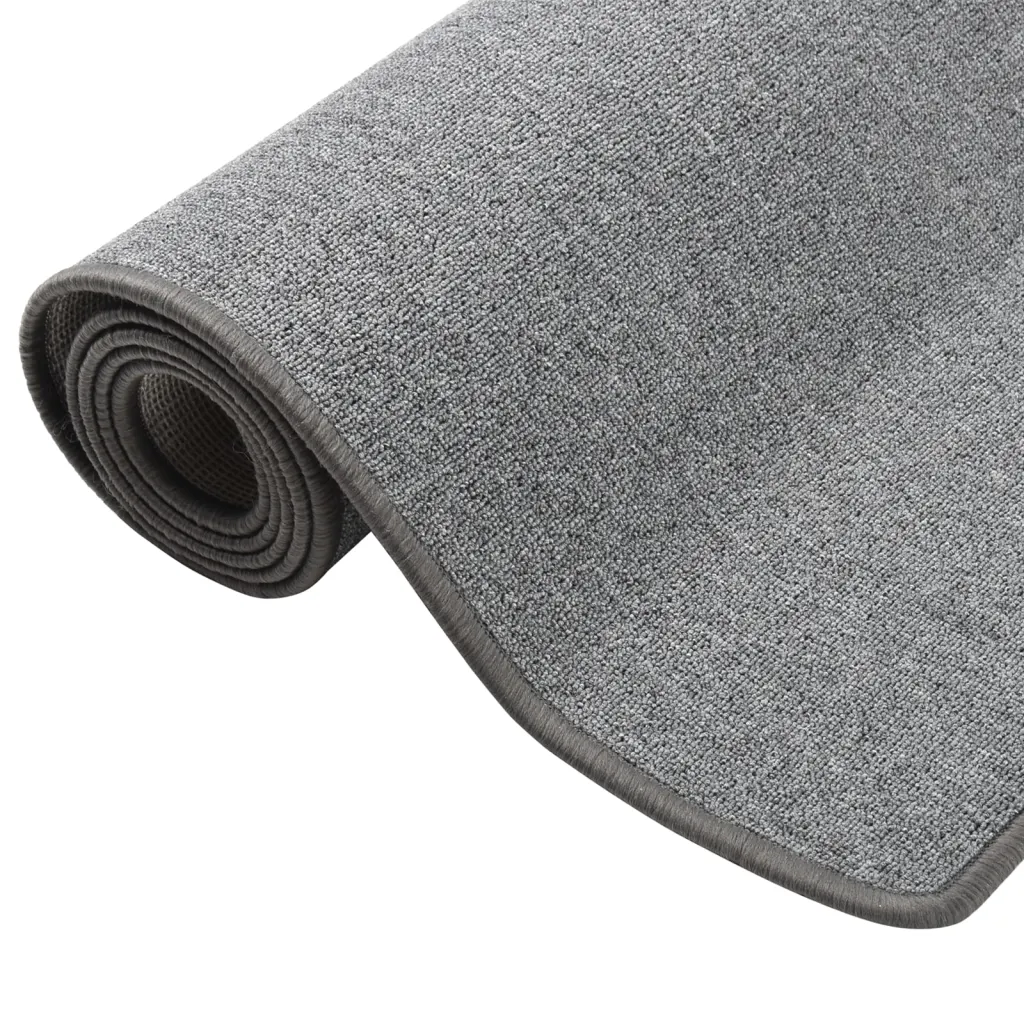 Tapis de couloir Gris foncé 80x200 cm